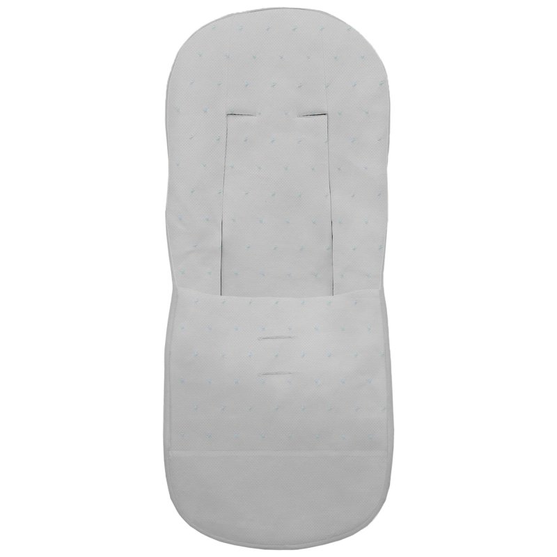 Fundas silla en piqué gris con bordado de estrellitas