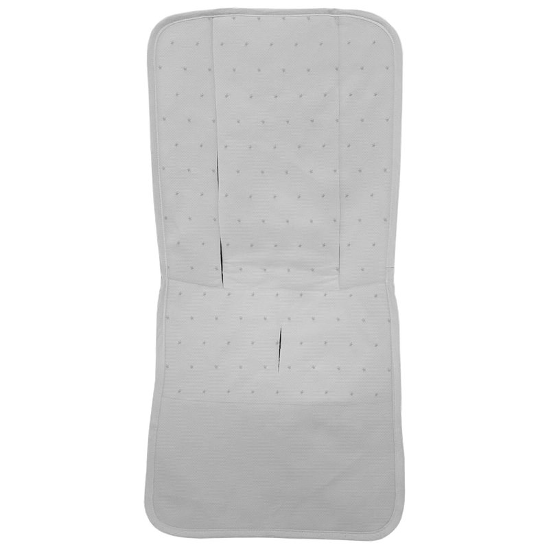 Fundas silla en piqué gris con bordado de estrellitas