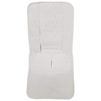 Fundas silla en piqué crudo con bordado de topitos