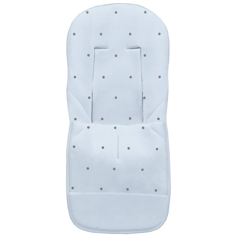 Fundas silla en napoles celeste con bordado de bodoques