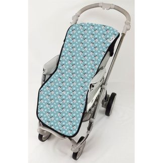 Funda universal reversible punto vacas verde