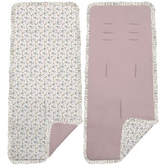 Colchoneta Reversible Zoe Rosa