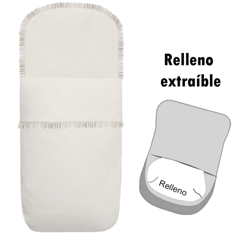 Sacos para Capazo Piqué Crudo