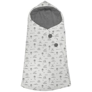 Sacos Capazo Cruzados Sueños Gris