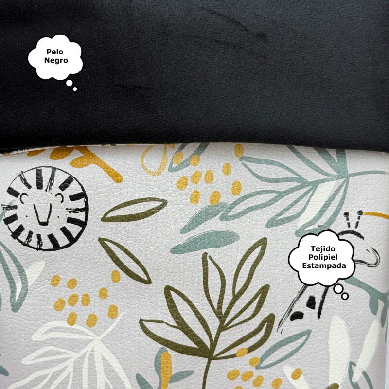Guantes Estampados Marco Negro