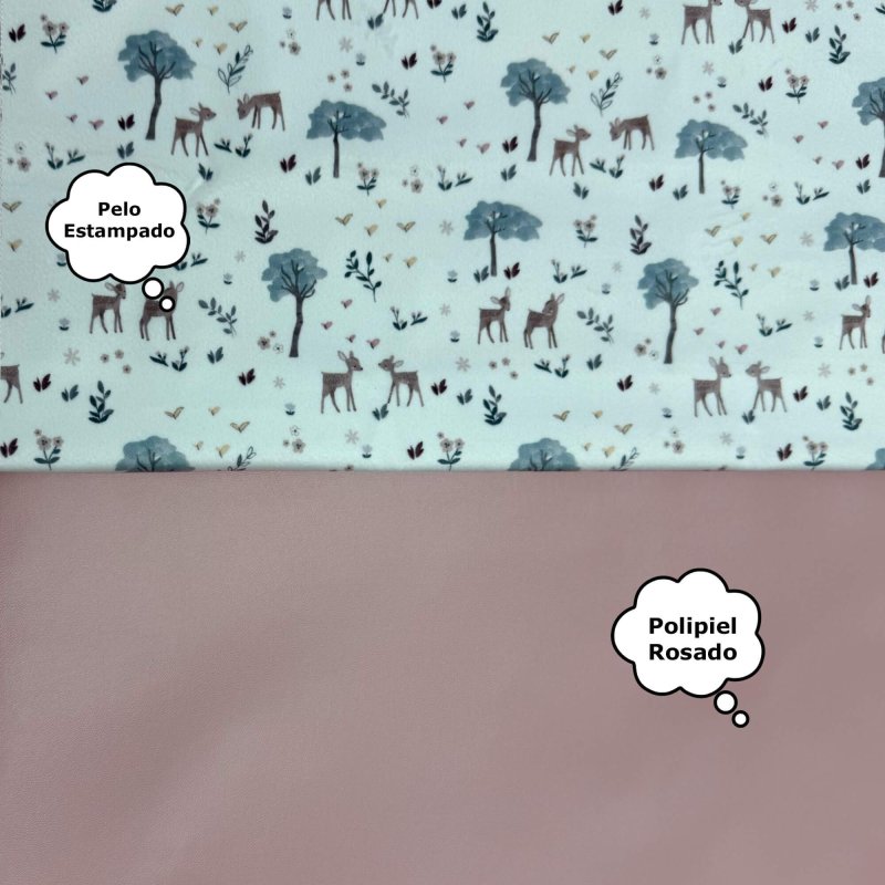 Guantes Estampados Bambi Rosado