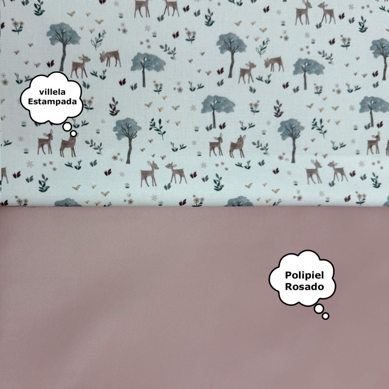 Guantes Estampados Bambi Rosado