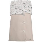 Sacos Capazo Cruzados Bambi Visón Exterior Serker Tostado. Interior Pelo o Villela Estampado