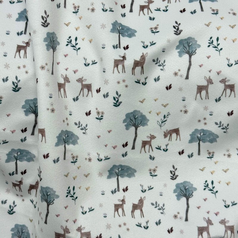 Sacos Capazo Cruzados Bambi Visón Exterior Serker Tostado. Interior Pelo o Villela Estampado