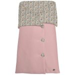 Sacos Capazo Cruzados Dylan Rosado Exterior Serker Rosa. Interior Pelo o Villela Estampado