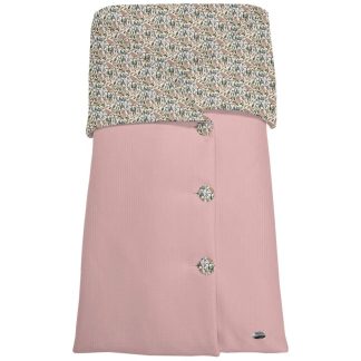 Sacos Capazo Cruzados Dylan Rosado Exterior Serker Rosa. Interior Pelo o Villela Estampado