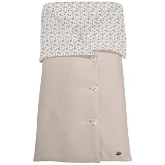 Sacos Capazo Cruzados Zoe Tostado - Visón. Exterior Serker Tostado. Interior Pelo o Villela Estampado