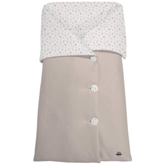 Sacos Capazo Cruzados Luan Tostado - Visón. Exterior Puzzle Tostado. Interior Pelo o Villela Estampado