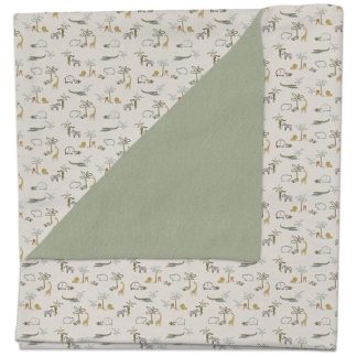 Mantitas Henry Verde. Exterior Pelo Estampado. Interior Villela o Pelo Liso
