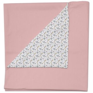 Mantitas Zoe Rosado. Exterior Serker Rosa. Interior Villela o Pelo Estampado