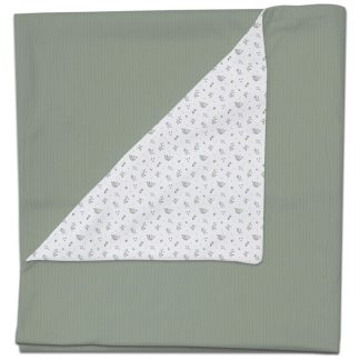 Mantitas Luan Verde. Exterior Puzzle Verde Interior Villela o Pelo Estampado