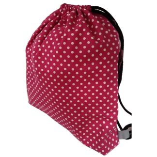 Bolsa Merienda Villela topos fuxia