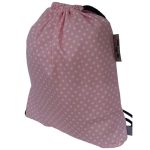 Bolsa  Merienda Villela topos rosa