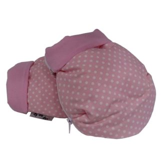 Manoplas villela topos rosa