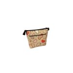 Bolso panera silla estampado corazones rojo