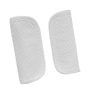 Protectores de arneses en tejido de napoles blanco