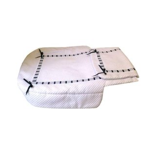 Colcha para capazo bebecar ip op napoles blanco con entredos