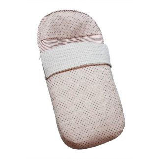 Saco tejido estampado estrellas y estampado cuadros y rayas maquillaje