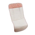 Funda recta tejido estampado cuadros con canesú muselina estampado maquillaje