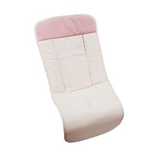 Funda recta tejido plumeti tostado con canesú napoles maquillaje.