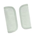 Protectores de arneses en tejido de napoles verde mint